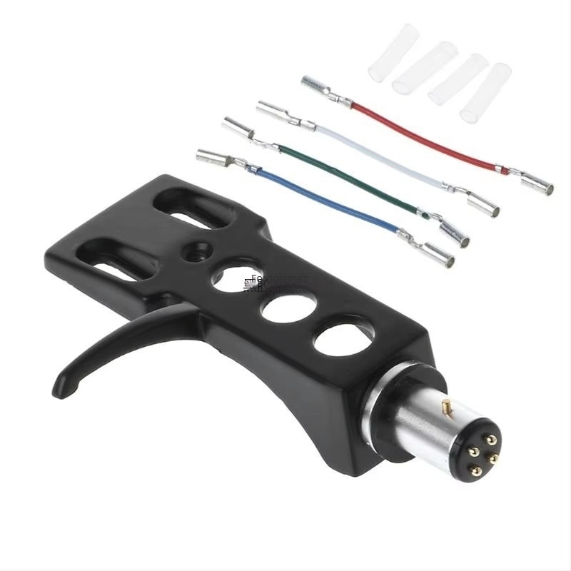 Univerzális Singhead konzol házfedél vas háromszög AT3600L alumínium ötvözetből készült fonográf konzol LP fekete ragasztó felvevőgép tartozékok