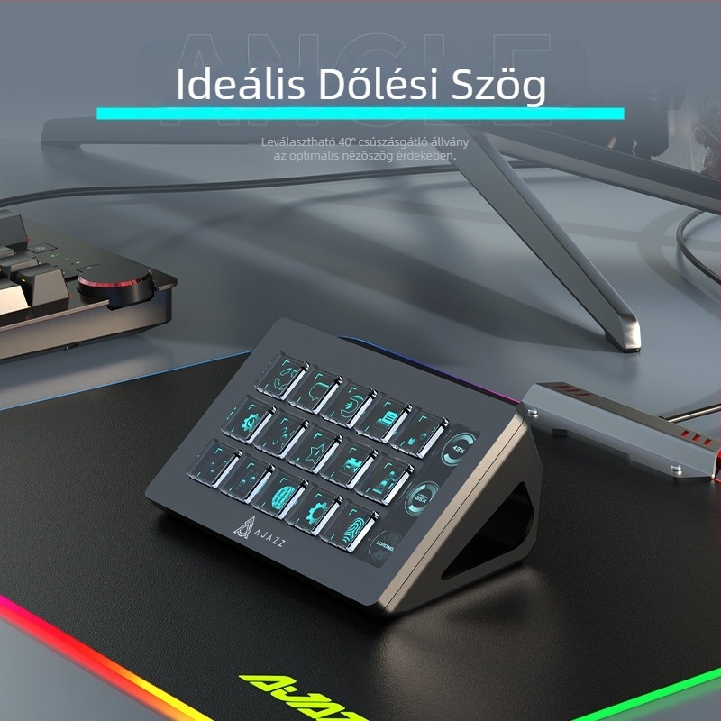 Heijue Akp153 asztali asszisztens konzol panelvezérlő élő közvetítéshez, film- és televíziós színkorrekcióhoz, programozható gyorsbillentyűkkel