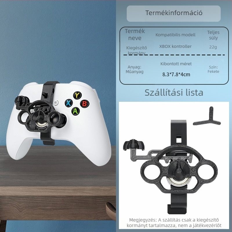 Alkalmazható az eredeti PS5 fogantyús billenőkormányhoz, mini PS5 versenyjáték-kormányhoz, univerzális perifériás tartozékokhoz