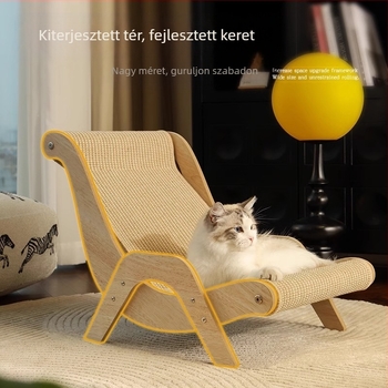 Szizál macskakaparódeszka Macskafészek Kopásálló macskajáték Macskakaromdeszka Karcálló kisállat-kellékek Macskafotel