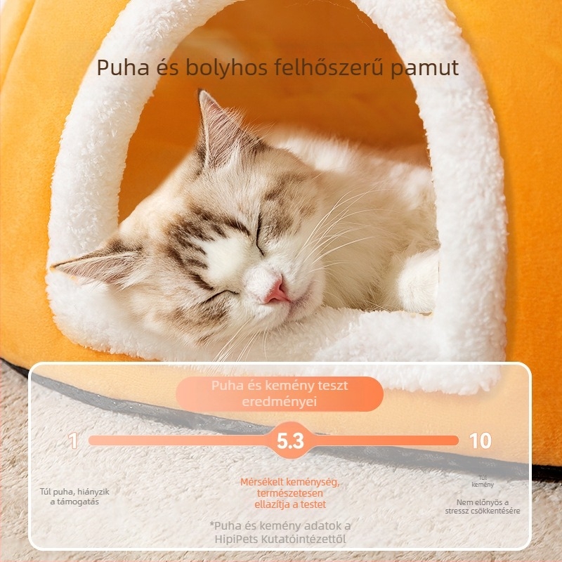 Macskafészek téli meleg többmacskás család zárt macskafészek macskaágy négy évszak Univerzális internetes hírességek macskaháza kisállat-kellékek