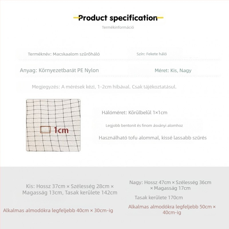 Macskaalomzsák macskaalom doboz szűrőháló lusta macskaalomzsák macskalapát újrahasznosítható ingyenes lapátürülék-gyűjtő zsák macskahomokzsák