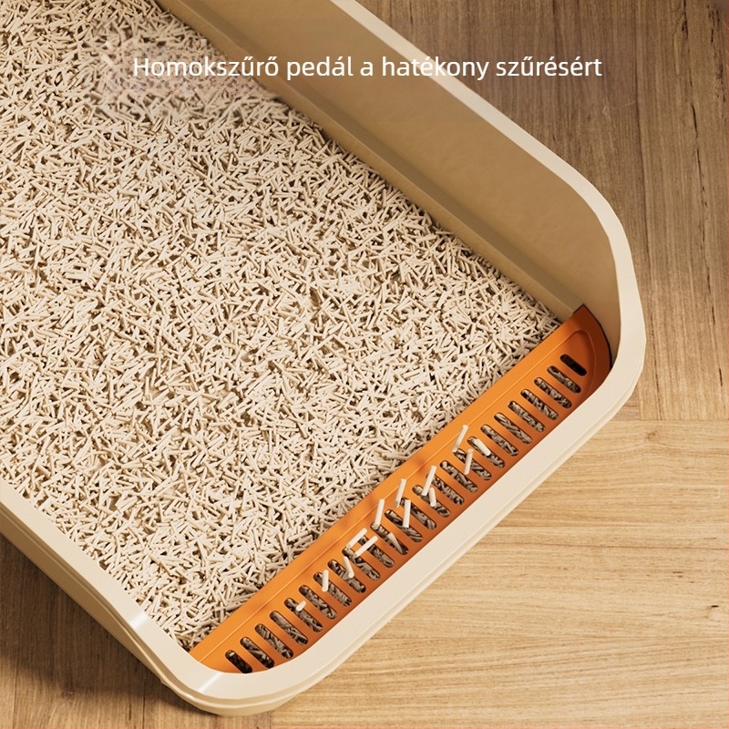 Macskakellékek Extra nagy macskaalomtál Nyitott Félig zárt Nagy Extra nagy macska WC Fokozottan fröccsenésgátlóval