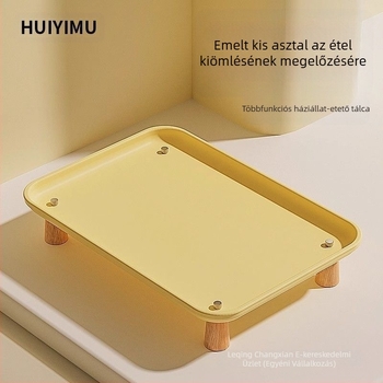 Nyakvédő, megemelt tányér, macska automata etető, szivárgásmentes kutyáknak, nagy átmérőjű tányér, macskatál, ételtartó, alátét