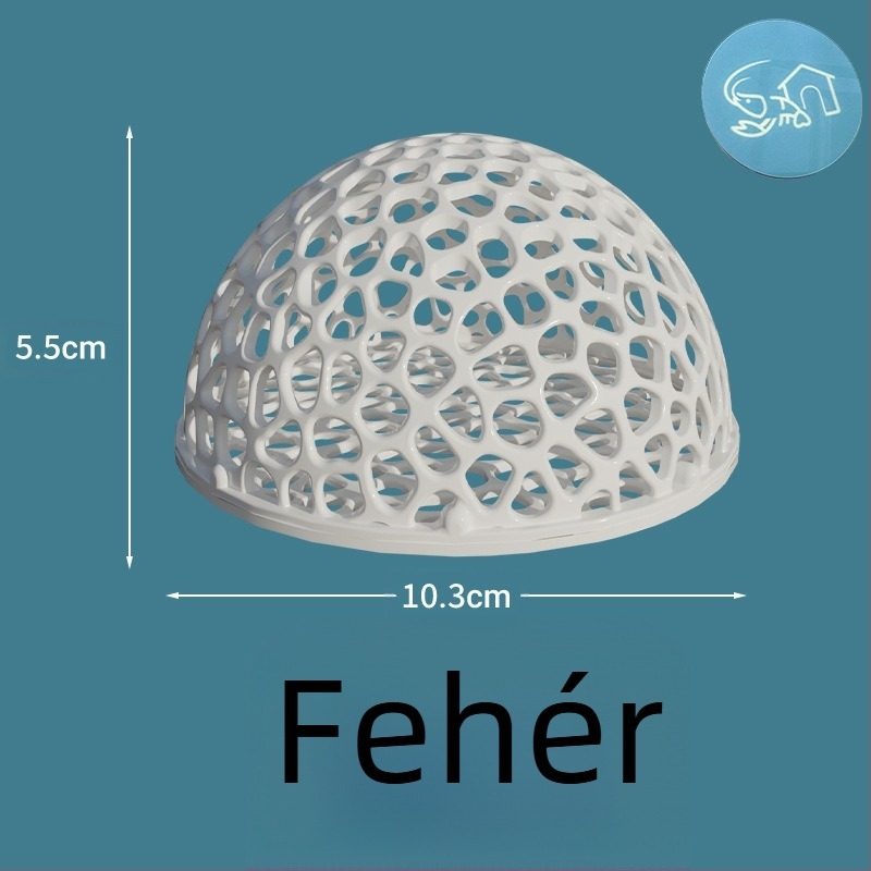 Üreges kis halak féltekés menedékház fekete héjú garnéla menedék műanyag hal- és garnélarák-tenyésztő akvárium tereprendezési menedék