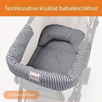 Kisállat babakocsi szőnyeg szennyeződésgátló kutya babakocsi fejtámla kirándulás babakocsi háromrészes szett szennyeződésgátló szőnyeg kisállat kellékek szőnyeg