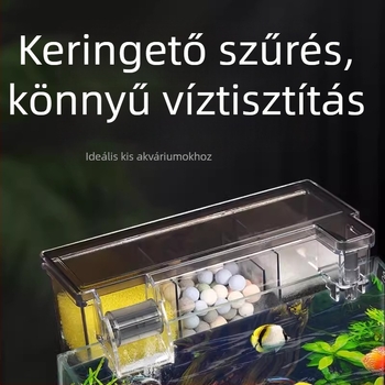 Songbao fali akvárium szűrő, teknős akvárium szűrődoboz, három az egyben oxigénszűrő, fali csepegtető doboz, nagykereskedelem