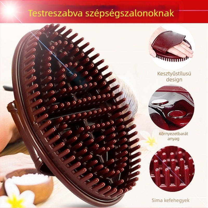 Meridian Brush Szépségszalon Speciális Fogyókúrás Kefe Puha Illóolaj Kefe Szilikon Zsírégető Valódi Öt Elemes Masszázs Hasi Zsírcsökkentő Kefe