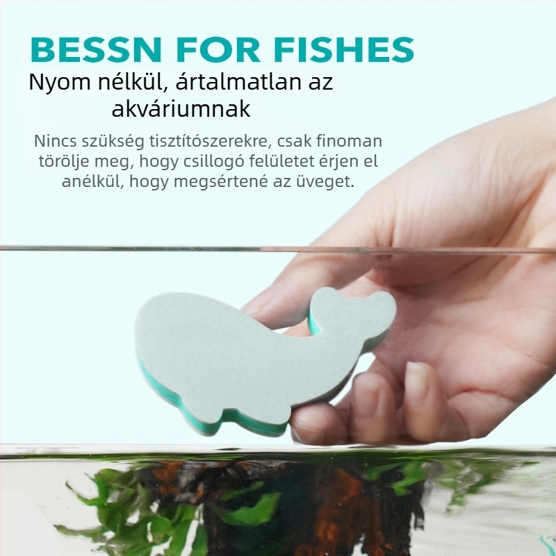 Akvárium törlőkendő vízfoltok és vízkő tisztítására Speciális háztartási akvárium üveg Nem okoz holtszöget a tisztítás során Nem okoz sérülést az akváriumgyártóknak