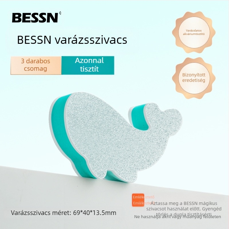 Akvárium törlőkendő vízfoltok és vízkő tisztítására Speciális háztartási akvárium üveg Nem okoz holtszöget a tisztítás során Nem okoz sérülést az akváriumgyártóknak