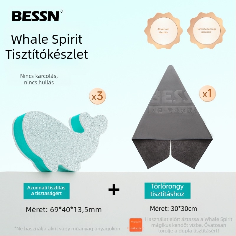 Akvárium törlőkendő vízfoltok és vízkő tisztítására Speciális háztartási akvárium üveg Nem okoz holtszöget a tisztítás során Nem okoz sérülést az akváriumgyártóknak