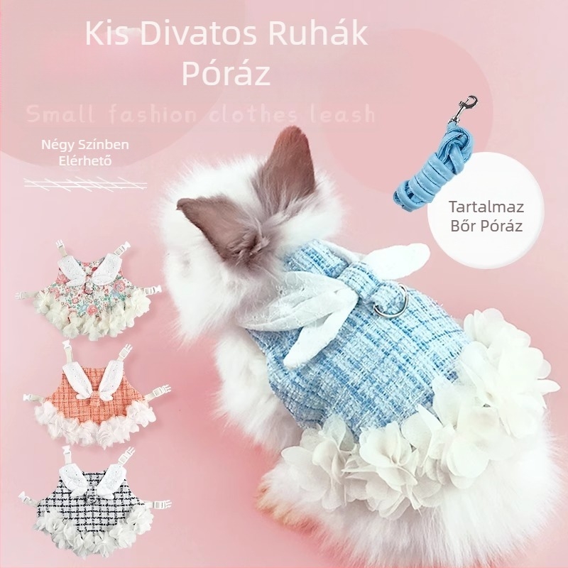 Házinyúl Tengerimalac Lógófülű Nyúl Ruhák Kis Illatos Póráz Háziállat Ruhák Nagykereskedelem Nyúl Kiránduló Ruhák