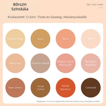 Határokon átnyúló bőrszínű akril öltöny 12 köröm graffiti bőrre festett puha fejű DIY üveg dupla fejű filctoll