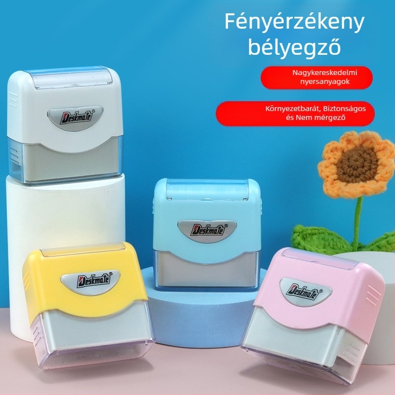 Desmei KL1444 fényérzékeny pecsétanyag nagykereskedelmi gyár óvoda iskola baba ruhák névpecsét