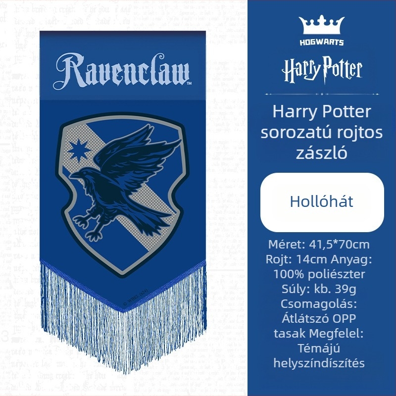 Harry Potter sorozat zászló bojtos dekoráció függő zászló ktv témájú dekoráció színes jellegzetes zászló függő zászló parti zászló