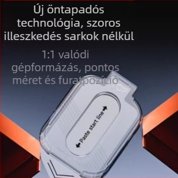Applewatch védőfólia ultra pormentes raktár iwatch edzett fólia Apple Watch titánötvözethez