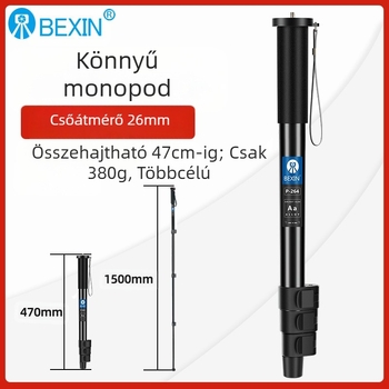 SLR fényképezőgép Monopod fotózás Könnyű, hordozható kültéri szelfi esküvői videófelvétel PTZ stabilizátor konzol