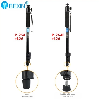 SLR fényképezőgép Monopod fotózás Könnyű, hordozható kültéri szelfi esküvői videófelvétel PTZ stabilizátor konzol