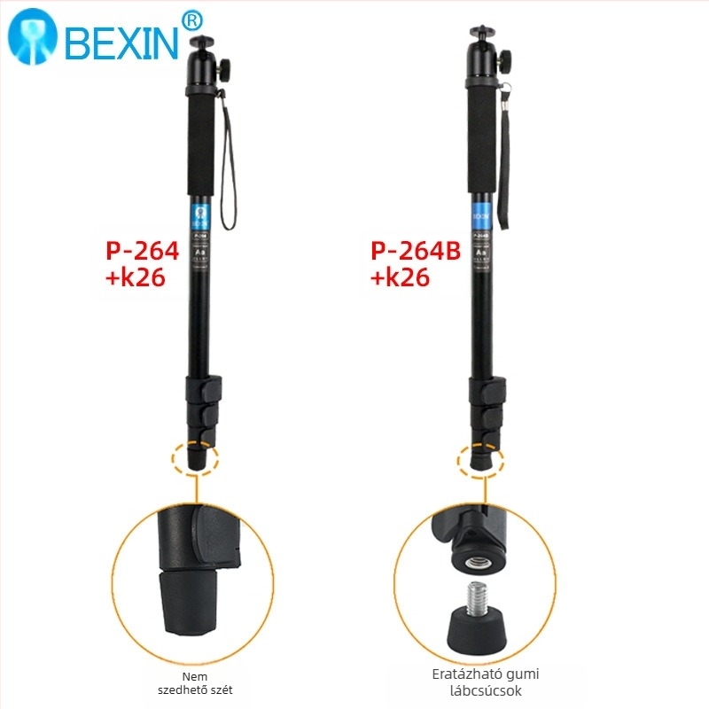 SLR fényképezőgép Monopod fotózás Könnyű, hordozható kültéri szelfi esküvői videófelvétel PTZ stabilizátor konzol