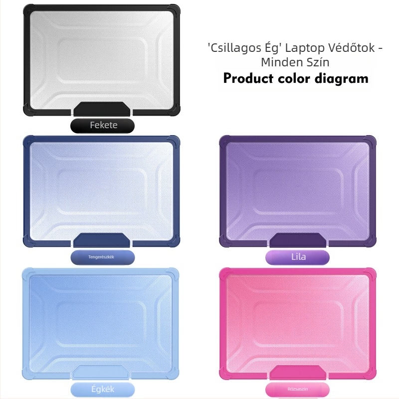 Új Macbook Air13.6 Apple számítógép védőtok, csillag alakú, népszerű konzol, határokon átnyúló exkluzív