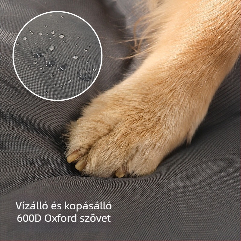 Határokon átnyúló téglalap alakú Oxford szövet kennel karcálló egyszerű kisállat szőnyeg nyári vizeletálló macskahomok hűvös és kényelmes kutyafekhely