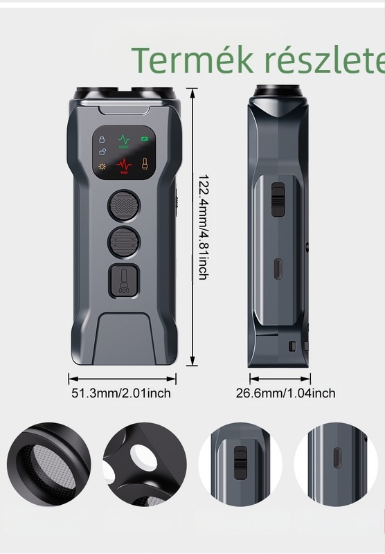 Határokon átnyúló népszerű ultrahangos ugatásgátló, határokon átnyúló speciális kétfejű kutyariasztó, hordozható kutyakiképző eszköz, ugatás elleni kutyariasztó