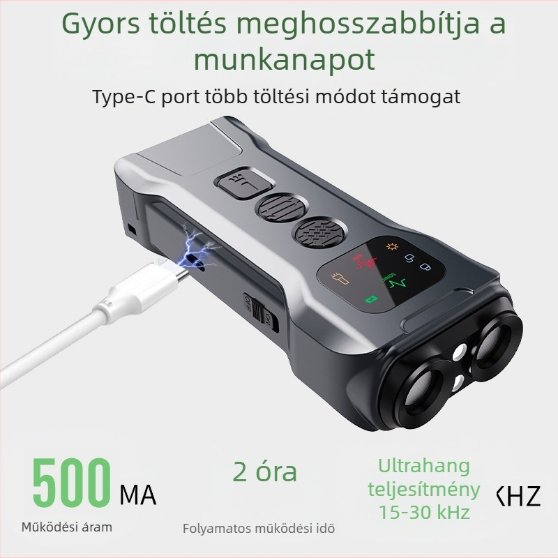 Határokon átnyúló népszerű ultrahangos ugatásgátló, határokon átnyúló speciális kétfejű kutyariasztó, hordozható kutyakiképző eszköz, ugatás elleni kutyariasztó