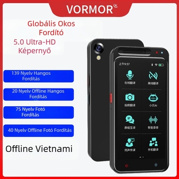 Intelligens hangfordító Z6 fotó offline online fordító többnyelvű mesterséges intelligenciával intelligens külföldi fordító