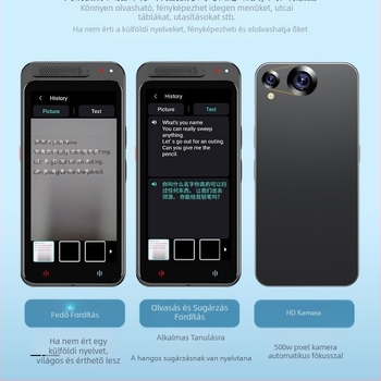 Intelligens hangfordító Z6 fotó offline online fordító többnyelvű mesterséges intelligenciával intelligens külföldi fordító