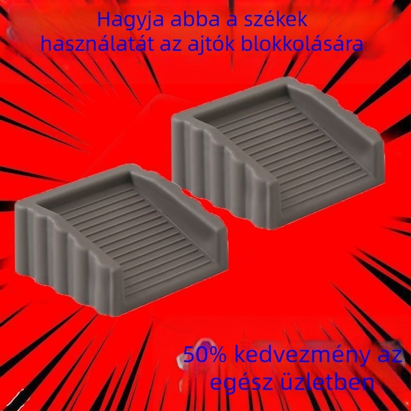 Többcélú, szélálló ajtódugó, kétirányú ajtóütköző, mozgatható ajtódugó, lopásgátló, becsípődésgátló, kézmozdulat-gátló, nem átütő, fix ajtószerkezet