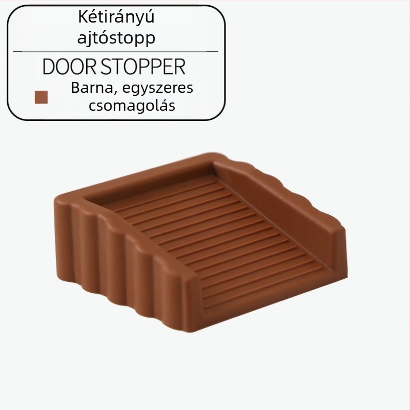 Többcélú, szélálló ajtódugó, kétirányú ajtóütköző, mozgatható ajtódugó, lopásgátló, becsípődésgátló, kézmozdulat-gátló, nem átütő, fix ajtószerkezet