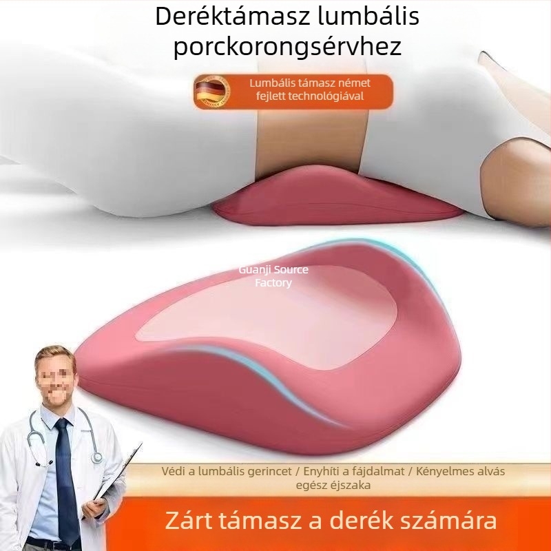 Ágy Derékpárna Alvó derékpárna Ergonomikus derékvédelem Ágyék Ágyéki fekvőpárna Ágyéki kiemelkedés Alvás Ágyéktámasz