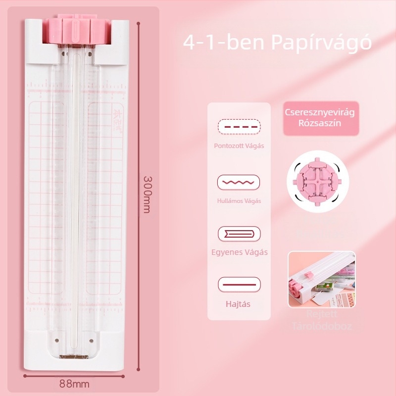 Négy az egyben papírvágó, papírvágó eszköz, papírvágó szakértő, papírvágó gép, papírvágó, vágóeszköz, kreatív ajándék