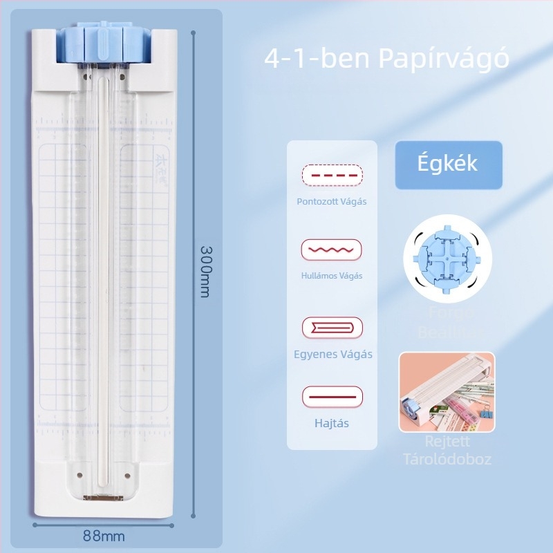 Négy az egyben papírvágó, papírvágó eszköz, papírvágó szakértő, papírvágó gép, papírvágó, vágóeszköz, kreatív ajándék
