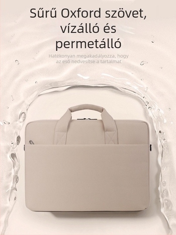 Hordozható laptop táska 16 hüvelykes keresztpántos Apple Huawei Xiaomi Lenovo 14 légzsákos nagy kapacitású testreszabott
