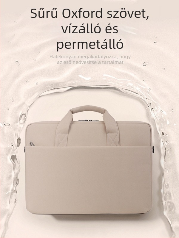 Hordozható laptop táska 16 hüvelykes keresztpántos Apple Huawei Xiaomi Lenovo 14 légzsákos nagy kapacitású testreszabott