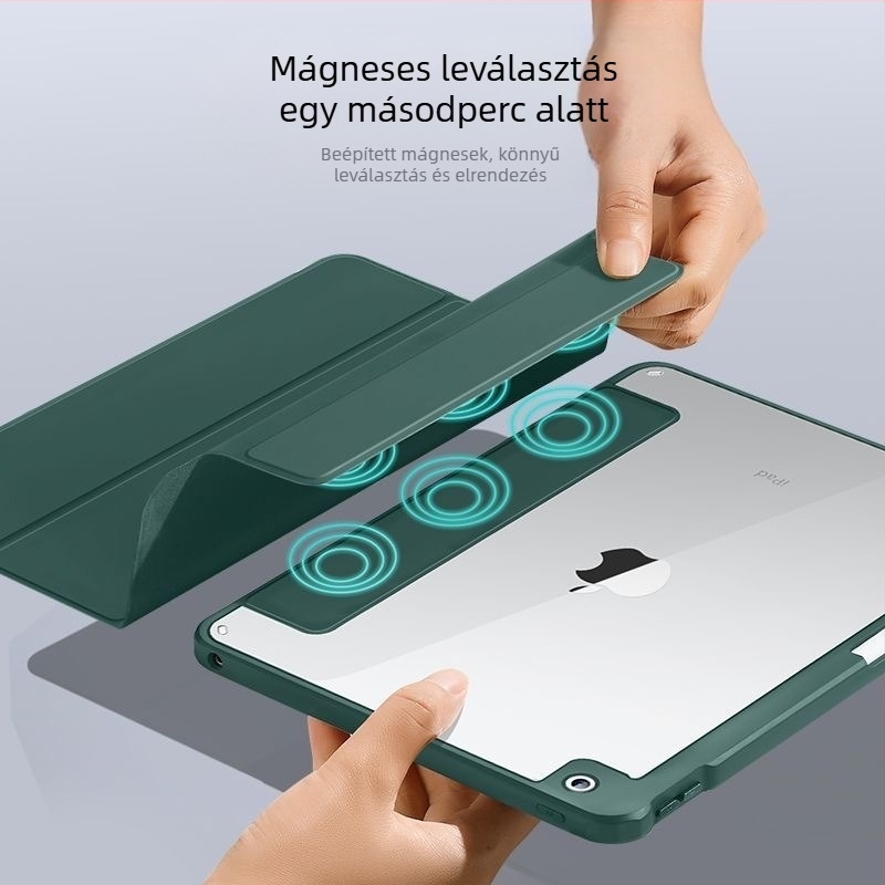 Alkalmas iPad védőtokhoz, mágneses mini védőtokokhoz, leesésgátló tabletvédő tokokhoz, iPad védőtokokhoz, állványokhoz