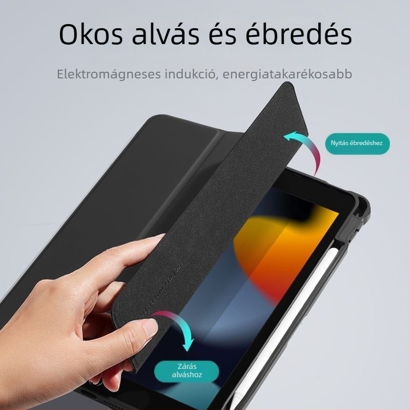 Alkalmas iPad védőtokhoz, mágneses mini védőtokokhoz, leesésgátló tabletvédő tokokhoz, iPad védőtokokhoz, állványokhoz