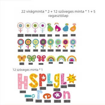 Kézzel készített papírvágott dekoráció ablakra és falra – tavaszi parti téma