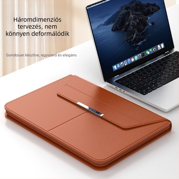 Többfunkciós belső laptop táska 14 hüvelykes állvánnyal, védőborítással, 15,3 m²/3 cipzáras tároló számítógéptáska raktáron