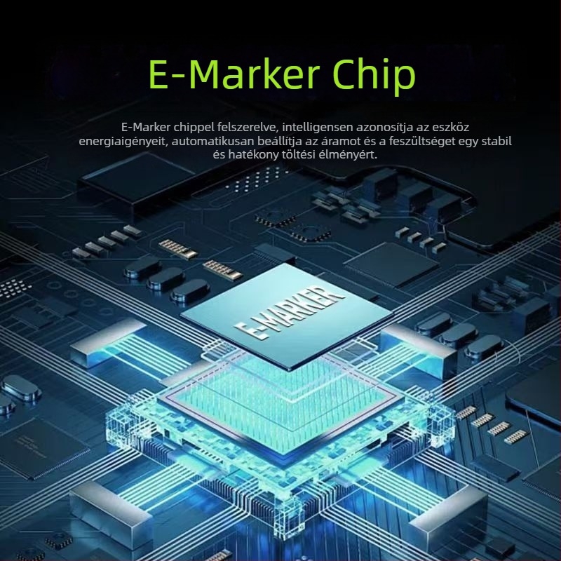 Okos LED digitális kijelzős szilikon adatkábel dobozos PD240W gyors töltő mobiltelefon-kábel, Apple 15/16-hoz, Type-C készülékhez