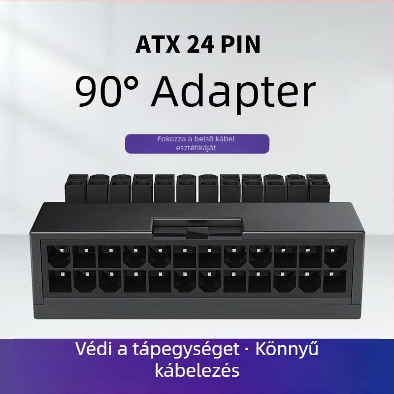 Asztali számítógép ATX 24P hálózati adapter 24P kormányfej számítógép alaplap 24PIN kormányfénykibocsátó fej