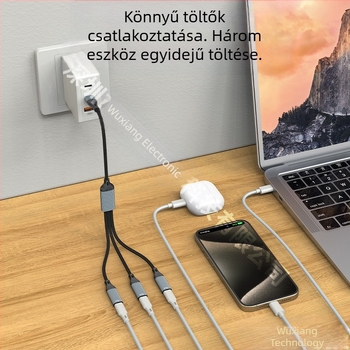 Star Rail USB Revolution egy-három anya C típusú töltőkábel átviteli elosztó adapter OTG számítógép bővítő dokkoló