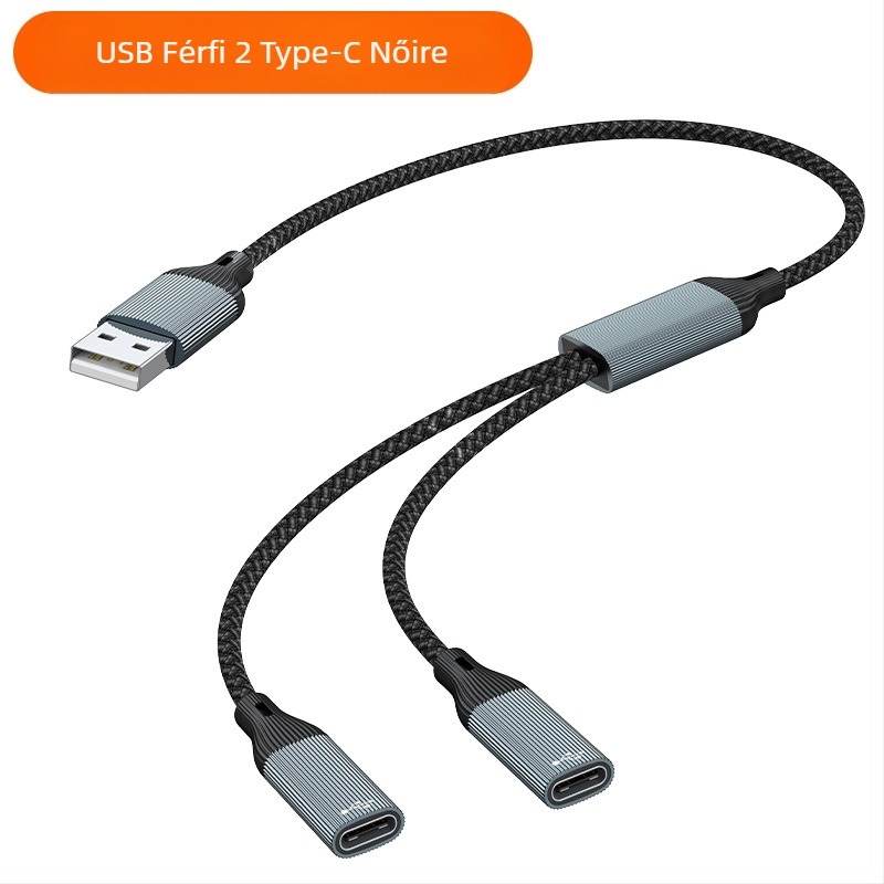 Star Rail USB Revolution egy-három anya C típusú töltőkábel átviteli elosztó adapter OTG számítógép bővítő dokkoló