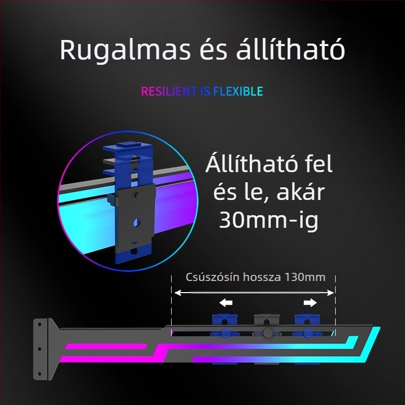 4090 grafikus kártya tartó ARGB Shengguang szinkron grafikus kártya jack függőleges rögzítésű grafikus kártya tartó asztali 3060 konzol