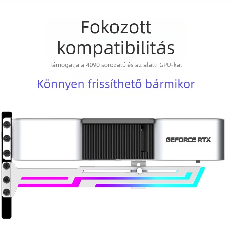 4090 grafikus kártya tartó ARGB Shengguang szinkron grafikus kártya jack függőleges rögzítésű grafikus kártya tartó asztali 3060 konzol