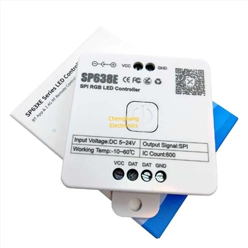 SP638E háromcsatornás RGB magic color LED vezérlés, Bluetooth zenevezérlő