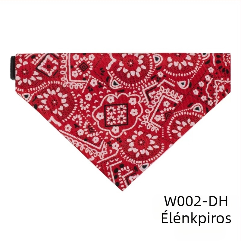 Kisállat nyáltörlő kutya nagytestű golden retriever aranyos macska háromszög törölköző közepes méretű kutyáknak állítható nyálzseb