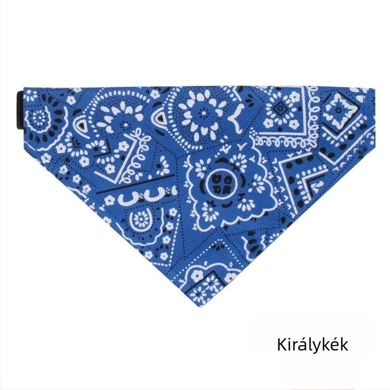 Kisállat nyáltörlő kutya nagytestű golden retriever aranyos macska háromszög törölköző közepes méretű kutyáknak állítható nyálzseb