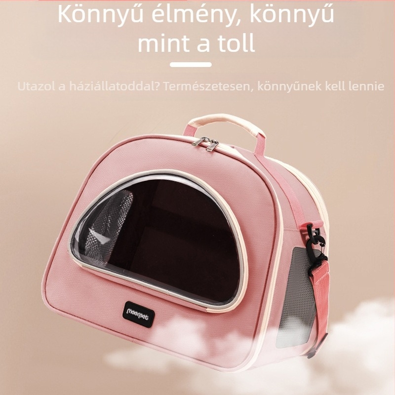 Kisállat-kirándulás macska hátizsák, hordozható kézitáska, divatos és jó megjelenésű macska hátizsák, lélegző macska kirándulás táska